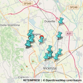 Mappa Via delle Viole, 36030 Caldogno VI, Italia (3.31944)