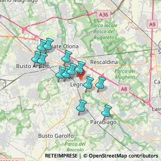 Mappa Legnano, 20025 Legnano MI, Italia (3.08077)