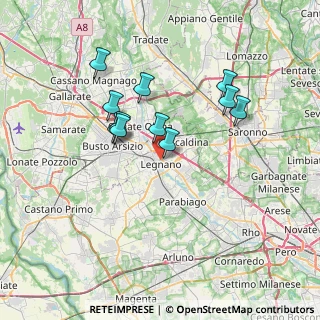 Mappa Legnano, 20025 Legnano MI, Italia (6.19909)