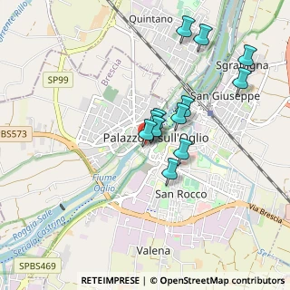 Mappa Piazza Zamara, 25034 Palazzolo sull'Oglio BS, Italia (0.76833)