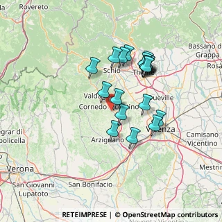 Mappa Via San Martino, 36070 Brogliano VI, Italia (12.026)