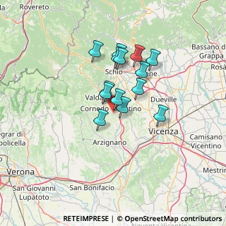 Mappa Via San Martino, 36070 Brogliano VI, Italia (10.06214)
