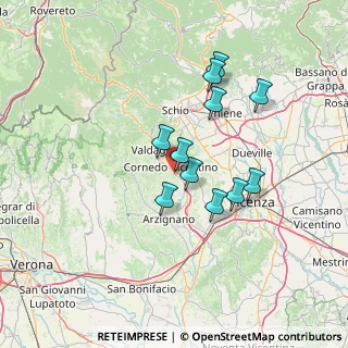 Mappa Via San Martino, 36070 Brogliano VI, Italia (11.57091)