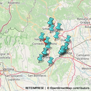 Mappa Via San Martino, 36070 Brogliano VI, Italia (11.3165)