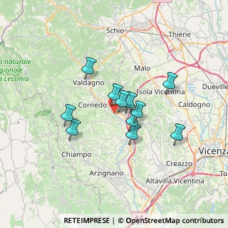 Mappa Via San Martino, 36070 Brogliano VI, Italia (5.13909)
