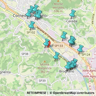 Mappa Via San Martino, 36070 Brogliano VI, Italia (1.2245)