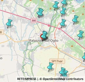 Mappa Piazza Roma, 25036 Palazzolo sull'Oglio BS, Italia (5.9125)