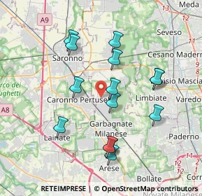 Mappa Via Piave, 20031 Cesate MI, Italia (3.57643)