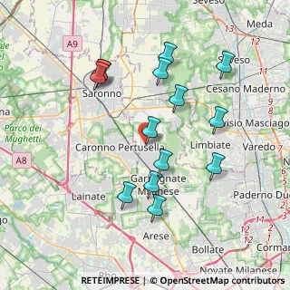 Mappa Via Piave, 20031 Cesate MI, Italia (3.72429)