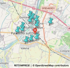 Mappa Via Tonale, 25036 Palazzolo sull'Oglio BS, Italia (1.40583)