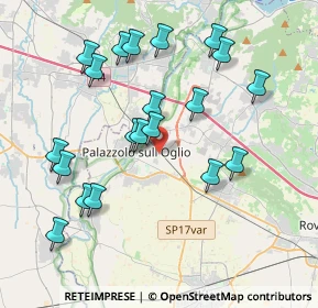 Mappa Via Tonale, 25036 Palazzolo sull'Oglio BS, Italia (3.9915)