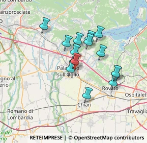 Mappa Via Tonale, 25036 Palazzolo sull'Oglio BS, Italia (5.86)