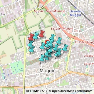 Mappa Via Trento, 20835 Muggiò MB, Italia (0.275)