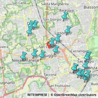 Mappa Via Trento, 20835 Muggiò MB, Italia (2.5285)