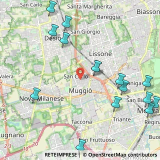 Mappa Via Trento, 20835 Muggiò MB, Italia (2.80333)