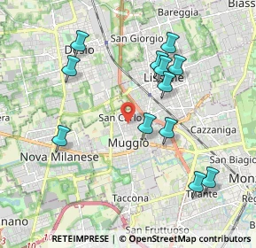 Mappa Via Trento, 20835 Muggiò MB, Italia (1.96417)