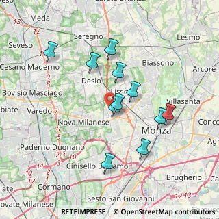 Mappa Via Trento, 20835 Muggiò MB, Italia (3.31818)