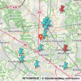 Mappa 21040 Origgio VA, Italia (4.45833)