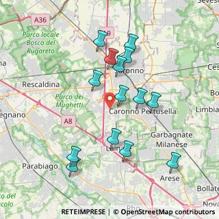 Mappa 21040 Origgio VA, Italia (3.71786)