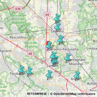 Mappa 21040 Origgio VA, Italia (4.07583)
