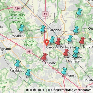 Mappa 21040 Origgio VA, Italia (4.82533)