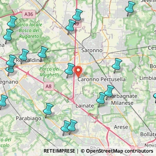 Mappa 21040 Origgio VA, Italia (6.43632)