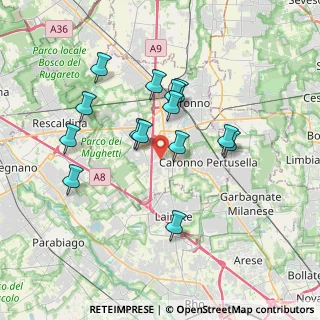 Mappa 21040 Origgio VA, Italia (3.26714)