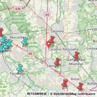 Mappa 21040 Origgio VA, Italia (6.87786)