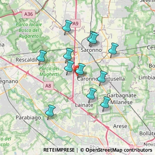 Mappa 21040 Origgio VA, Italia (3.35917)