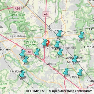 Mappa 21040 Origgio VA, Italia (4.82538)