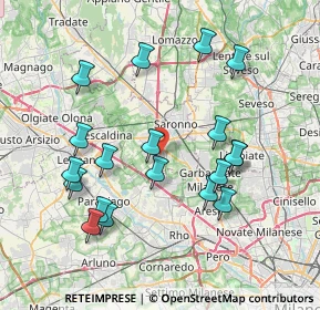 Mappa 21040 Origgio VA, Italia (7.78105)