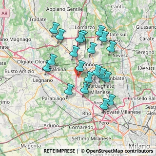 Mappa 21040 Origgio VA, Italia (6.419)
