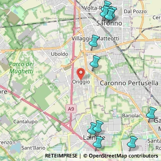 Mappa Via Dante Alighieri, 21040 Origgio VA, Italia (3.19917)