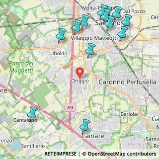 Mappa 21040 Origgio VA, Italia (2.92923)