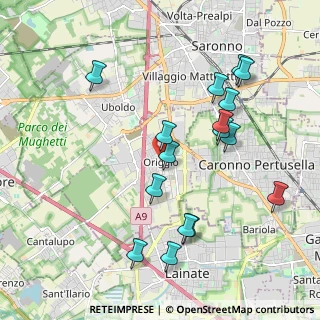 Mappa 21040 Origgio VA, Italia (2.07188)