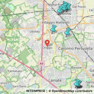 Mappa 21040 Origgio VA, Italia (3.65083)