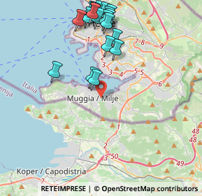 Mappa 34015 Muggia TS, Italia (4.5855)