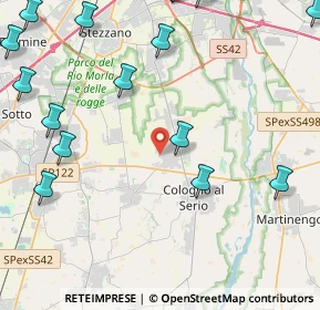 Mappa Via Don Orione, 24059 Urgnano BG, Italia (6.6255)