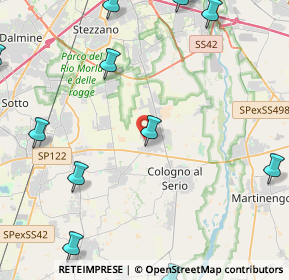 Mappa Via Don Orione, 24059 Urgnano BG, Italia (6.50077)