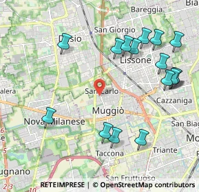 Mappa Via Pastrengo, 20835 Muggiò MB, Italia (2.385)