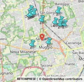 Mappa Via Pastrengo, 20835 Muggiò MB, Italia (1.97917)