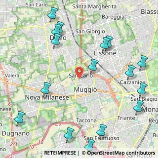 Mappa Via Pastrengo, 20835 Muggiò MB, Italia (2.87)