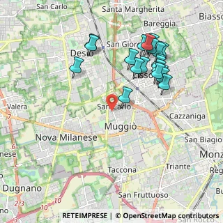Mappa Via Pastrengo, 20835 Muggiò MB, Italia (2.0435)