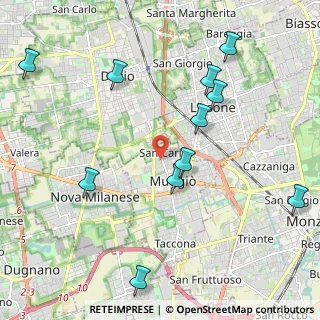 Mappa Via Pastrengo, 20835 Muggiò MB, Italia (2.39364)