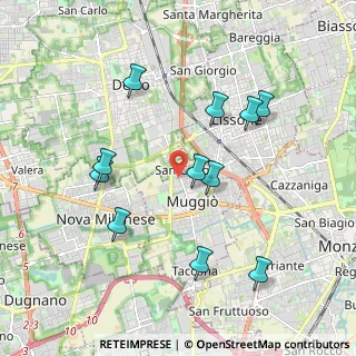 Mappa Via Pastrengo, 20835 Muggiò MB, Italia (1.92)