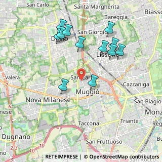 Mappa Via Pastrengo, 20835 Muggiò MB, Italia (1.97917)