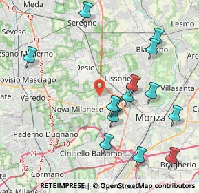 Mappa Via Pastrengo, 20835 Muggiò MB, Italia (4.38786)