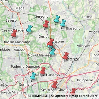 Mappa Via Pastrengo, 20835 Muggiò MB, Italia (4.62071)