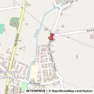 Mappa Via san gaetano thiene 3, 36010 Monticello Conte Otto, Vicenza (Veneto)