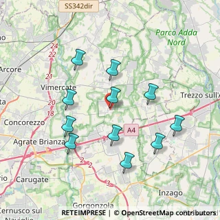 Mappa Via Nobili, 20876 Ornago MB, Italia (3.63)